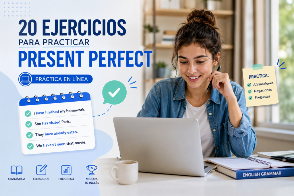20 ejercicios para practicar Present Perfect - Step On English