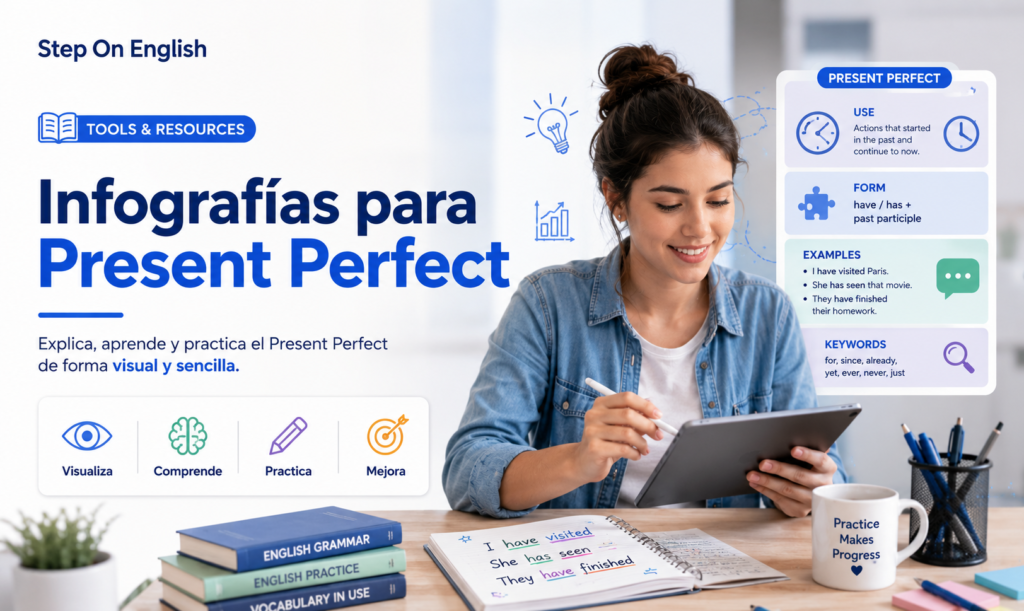 Portada de Infografías de Present Perfect