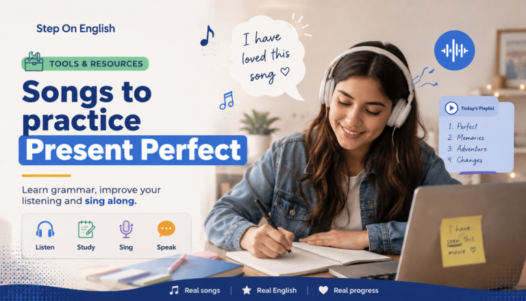 Present Perfect with Songs - Step On English