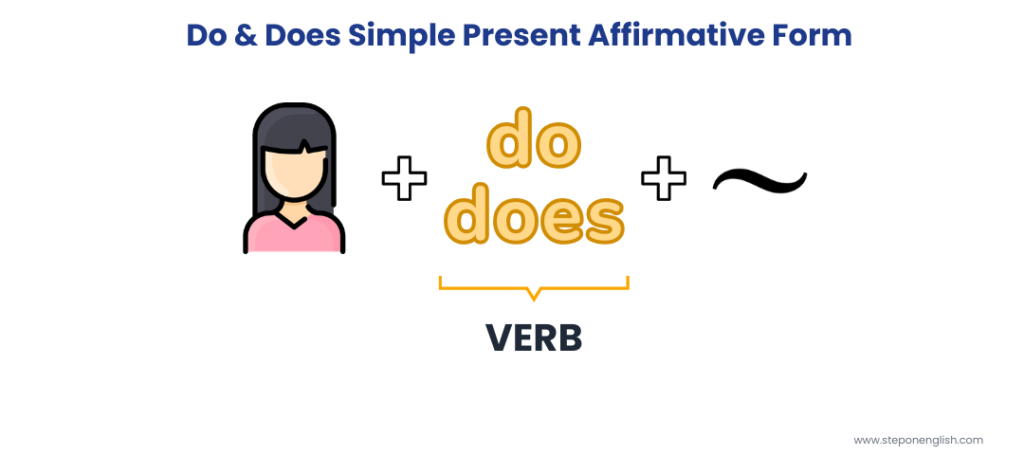 Do and Does in Simple Present affirmative form