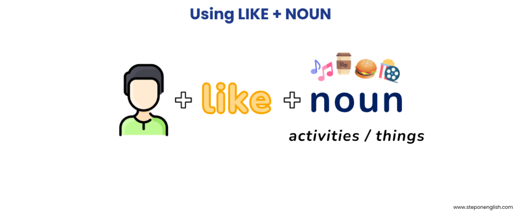 Using like + nouns - Step On English