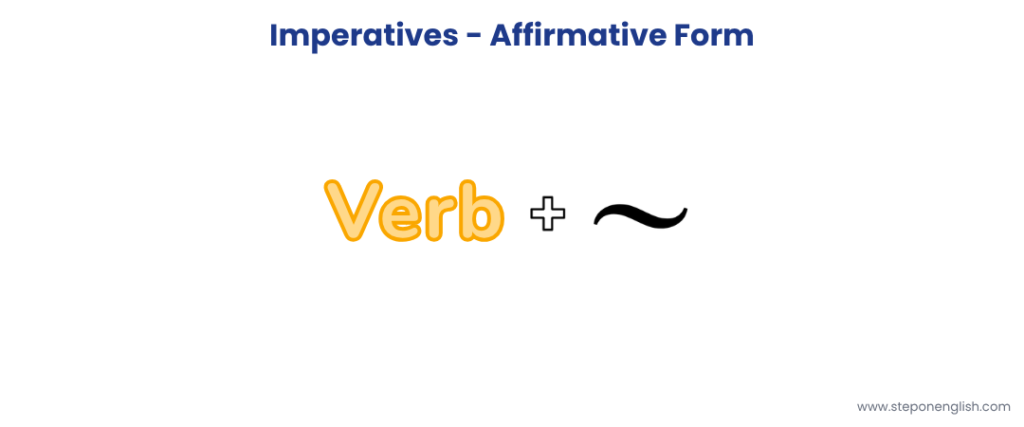 Imperatives Affirmative Forma - Step On English