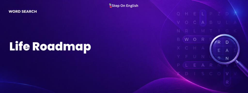 Life Road Word Search - Step On English