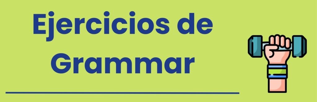 Índice de ejercicios de grammar
