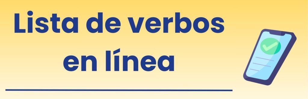 Lista de verbos en línea
