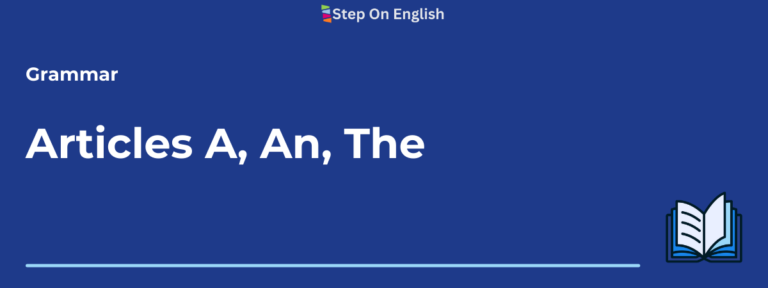 Articles a, an, the