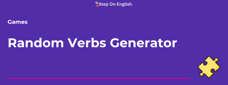 Random Verbs Generator – Practice English Verbs Online (Free Tool ...