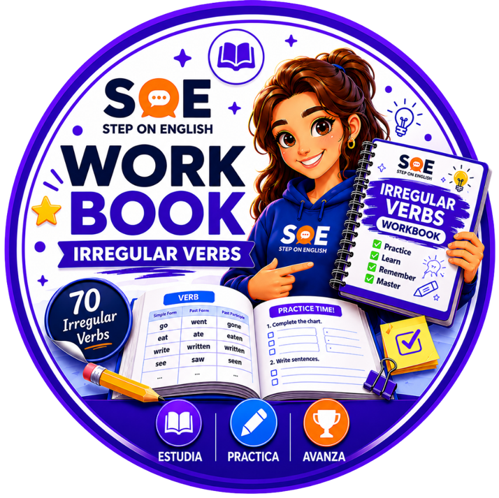 Irregular Verbs Workbook - Step On English