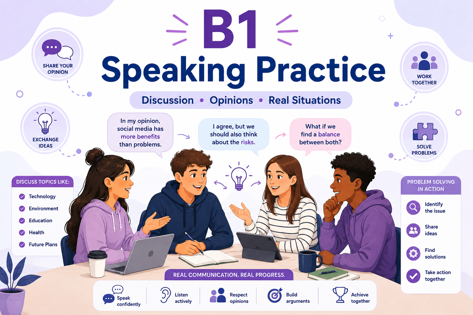 Question Generator Speaking B1 - Step On English