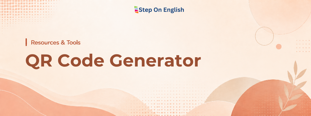 Generador de códigos QR - Step On English