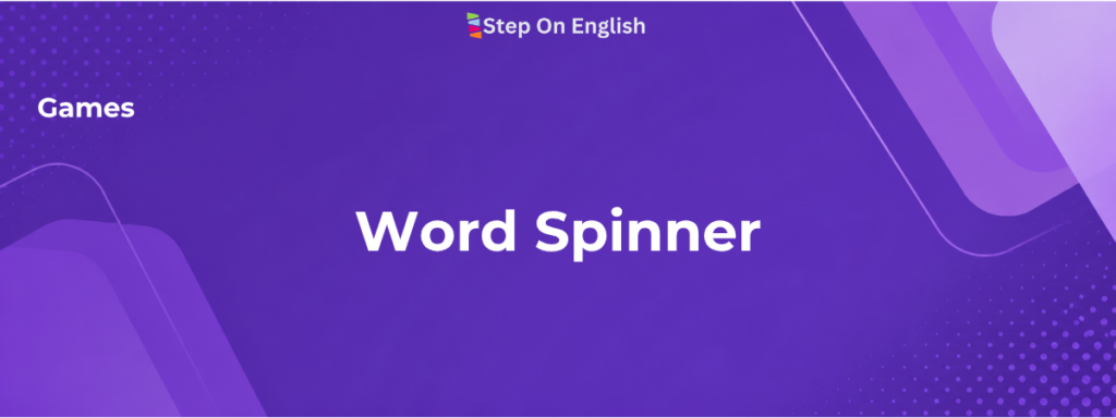 Word Spinner: Ruleta de palabras - Step On English