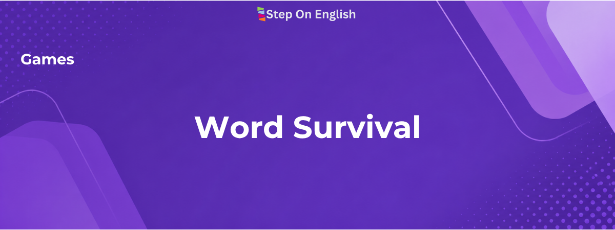 Word Survival: Juego de vocabulario - Step On English