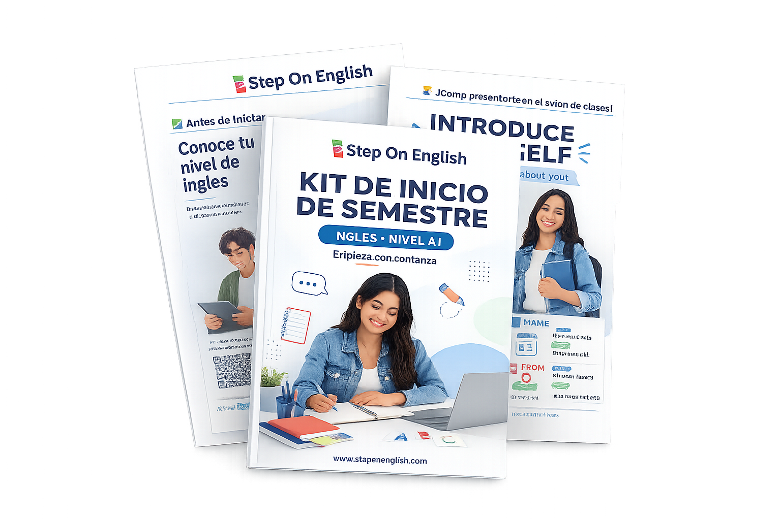 Kit de Inicio de Semestre de inglés nivel A1 en formato PDF