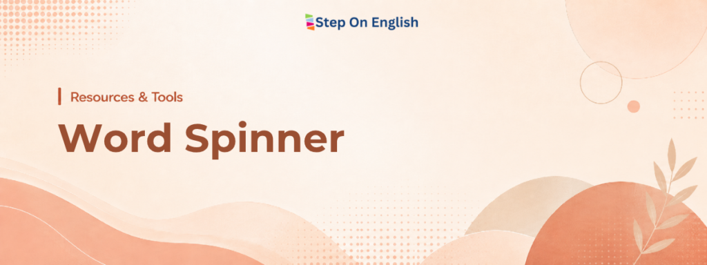 Word Spinner: Ruleta de palabras - Step On English
